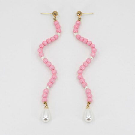 Ariel Pink and Pearl Earrings