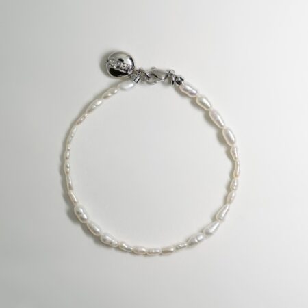 Lana Rice Pearl Bracelet Silver