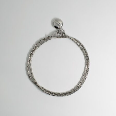 Tweed Double Chain Bracelet
