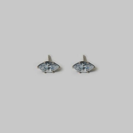 Almond Crystal Earrings